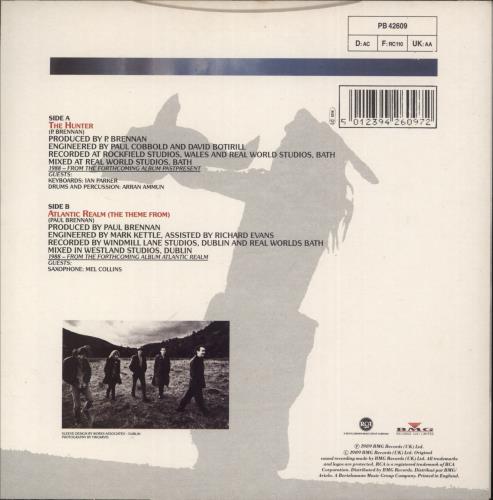 Clannad The Hunter 7" vinyl single (7 inch record / 45) UK CLN07TH34540