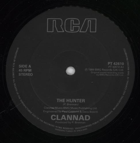Clannad The Hunter 12" vinyl single (12 inch record / Maxi-single) German CLN12TH35465