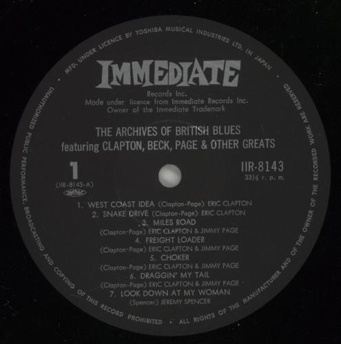 Clapton, Beck & Page Guitar Boogie vinyl LP album (LP record) Japanese F3ELPGU873194