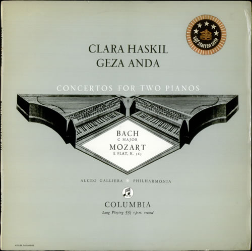 Clara Haskil & Geza Anda Concertos For Two Pianos - 1st vinyl LP album (LP record) Dutch QMDLPCO535463