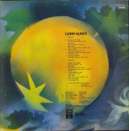 Clara Nunes Clara Nunes - 1973 vinyl LP album (LP record) Brazilian FQCLPCL859597