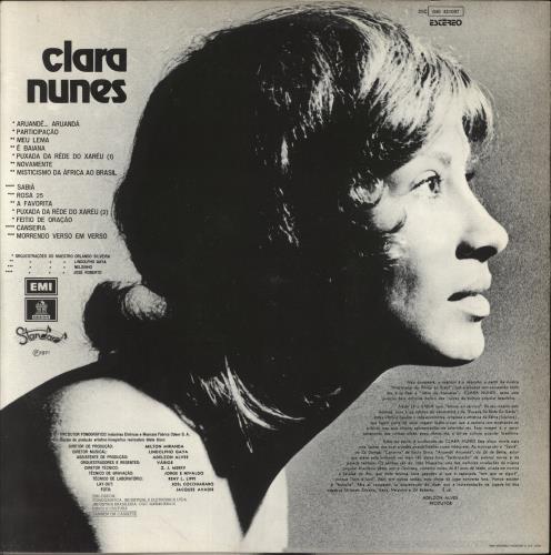 Clara Nunes Clara Nunes vinyl LP album (LP record) Brazilian FQCLPCL858117