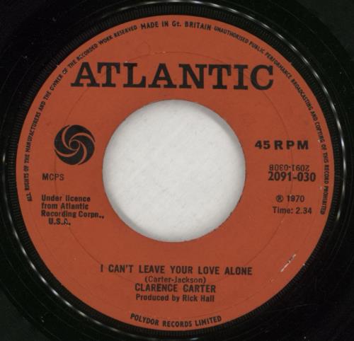 Clarence Carter Patches - Wide 7" vinyl single (7 inch record / 45) UK CNC07PA558560