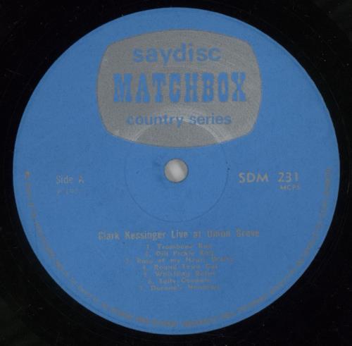 Clark Kessinger Live At Union Grove vinyl LP album (LP record) UK 1R4LPLI868948