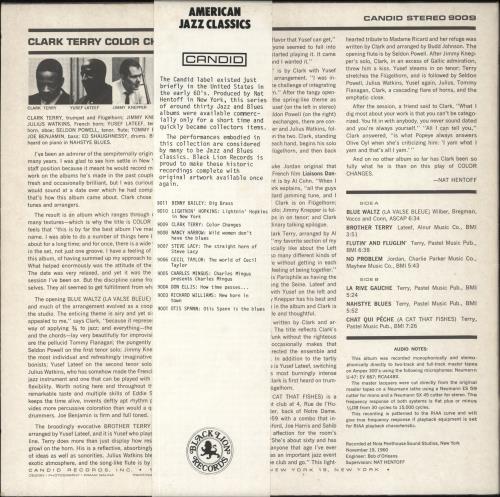 Clark Terry Color Changes vinyl LP album (LP record) US CTILPCO532547