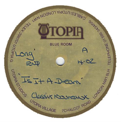 Classix Nouveaux Is It A Dream 7" vinyl single (7 inch record / 45) UK CLX07IS182015