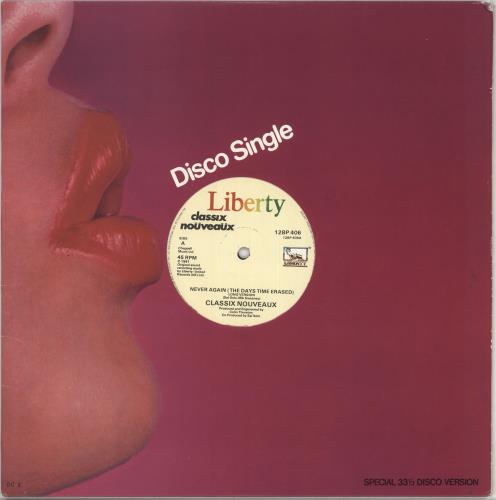 Classix Nouveaux Never Again... 12" vinyl single (12 inch record / Maxi-single) UK CLX12NE726890