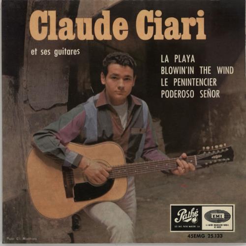 Claude Ciari La Playa EP 7" vinyl single (7 inch record / 45) Spanish CUC07LA752602