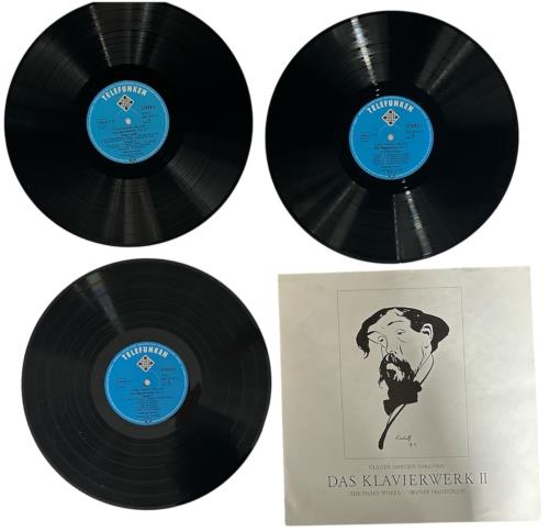 Claude Debussy Das Klavierwerk 2 3-LP vinyl record set (Triple LP Album) German DTJ3LDA875625