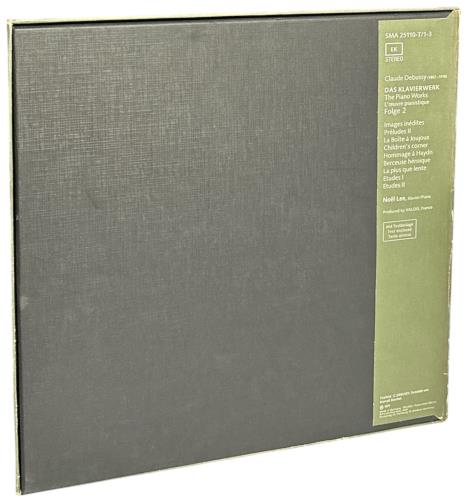Claude Debussy Das Klavierwerk 2 3-LP vinyl record set (Triple LP Album) German DTJ3LDA875625