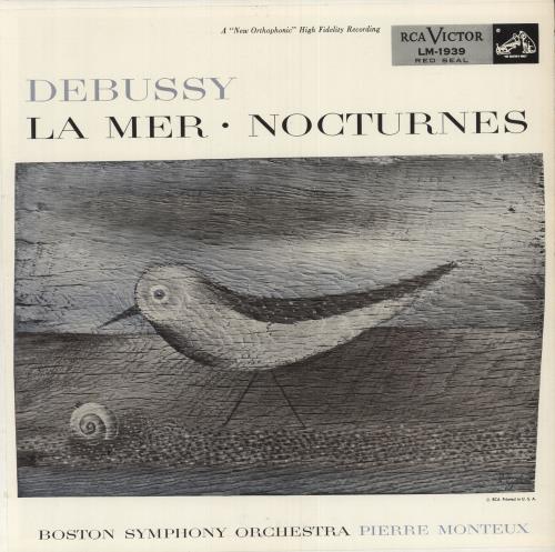 Claude Debussy Debussy: La Mer � Nocturnes vinyl LP album (LP record) US DTJLPDE742500