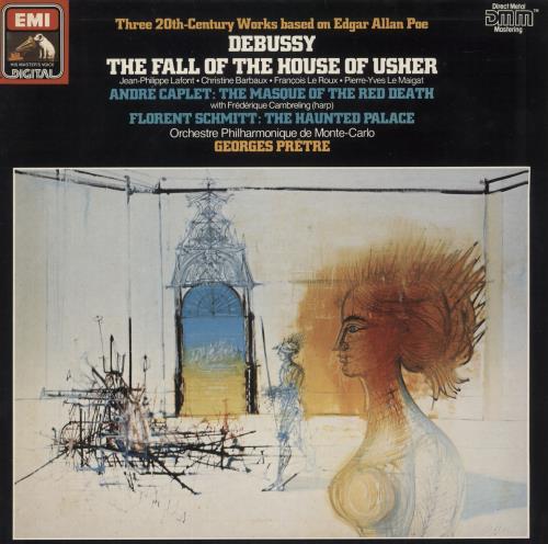 Claude Debussy Debussy: The Fall Of The House Of Usher / The Masque Of The Red Death / The Haunted Palace vinyl LP album (LP record) German DTJLPDE879886