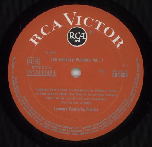 Claude Debussy The Debussy Preludes (Book 1) vinyl LP album (LP record) UK DTJLPTH877769