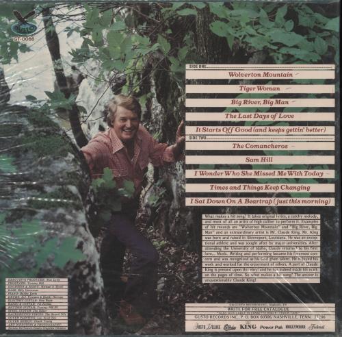 Claude King Claude King's Best vinyl LP album (LP record) US ZYILPCL721645