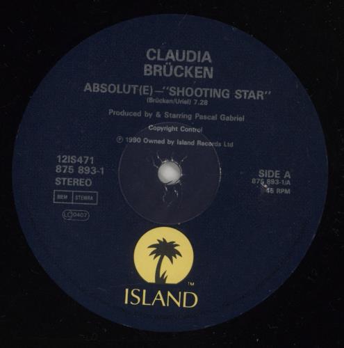 Claudia Brucken Absolute 12" vinyl single (12 inch record / Maxi-single) UK BRU12AB36431