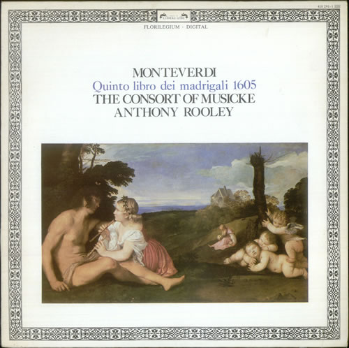 Claudio Monteverdi Qunito libro dei madrigali 1605 vinyl LP album (LP record) UK M88LPQU531039