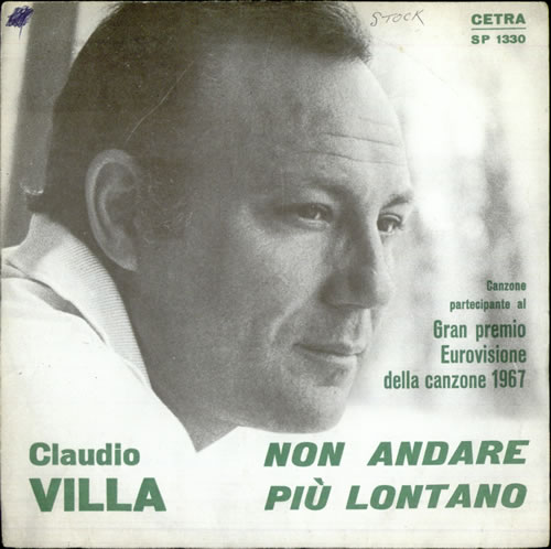 Claudio Villa Non Andare Pi Lontano 7" vinyl single (7 inch record / 45) Italian CXN07NO503441