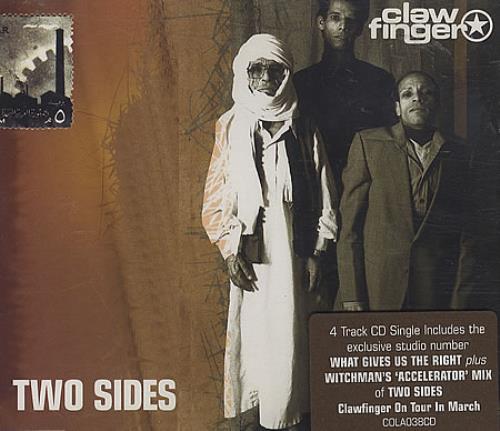 Clawfinger Two Sides CD single (CD5 / 5") UK CLWC5TW396479