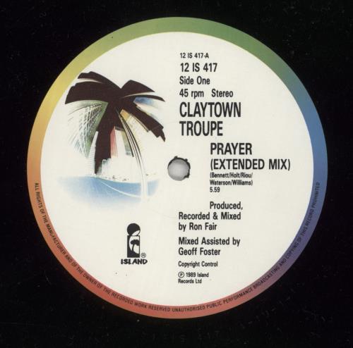 Claytown Troupe Prayer 12" vinyl single (12 inch record / Maxi-single) UK CWP12PR870195