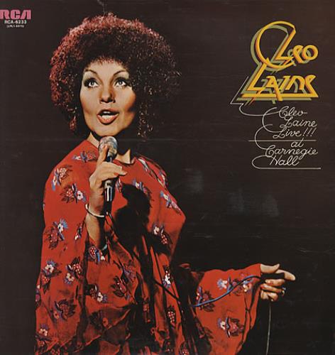 Cleo Laine & John Dankworth Cleo Laine Live At Carnegie Hall vinyl LP album (LP record) Japanese L&DLPCL327515