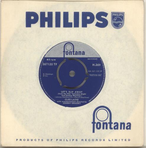 Cleo Laine & John Dankworth Let's Slip Away 7" vinyl single (7 inch record / 45) UK L&D07LE696296