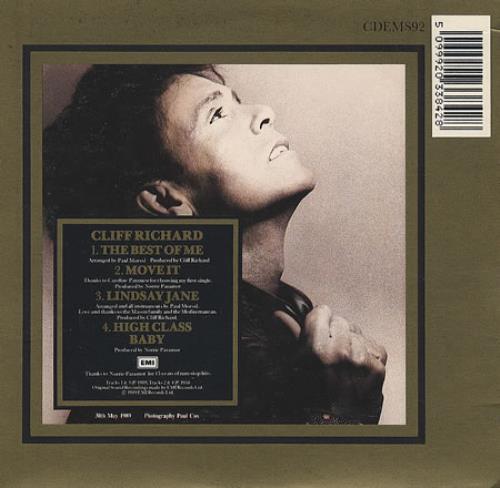 Cliff Richard 100th Single - The Best Of Me CD single (CD5 / 5") UK RICC5TH41414