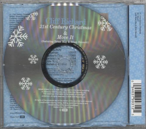 Cliff Richard 21st Century Christmas / Move It CD single (CD5 / 5") UK RICC5ST382859