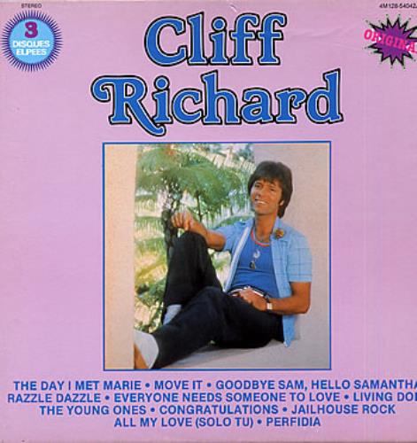 Cliff Richard 3 Disques Elpees box set Belgian RICBXDI235810