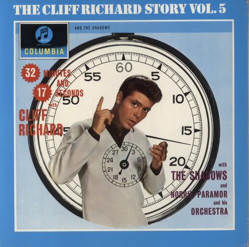 Cliff Richard 32 Minutes And 17 Seconds With Cliff vinyl LP album (LP record) German RICLPMI861900