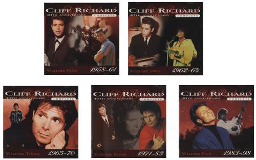 Cliff Richard 40th Anniversary Complete CD Album Box Set Australian RICDXTH107310