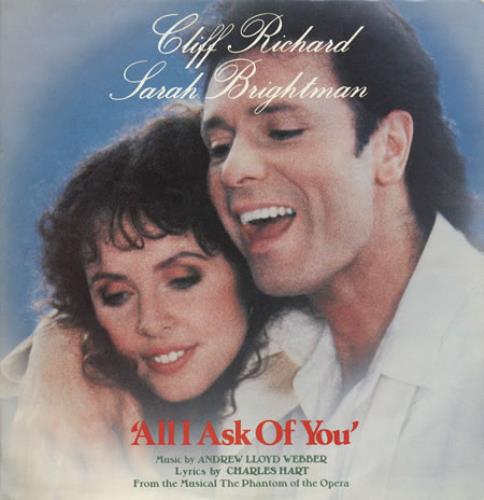 Cliff Richard All I Ask Of You 12" vinyl single (12 inch record / Maxi-single) UK RIC12AL38968