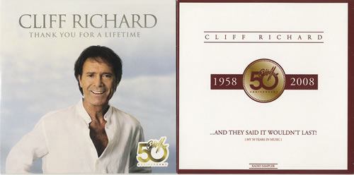 Cliff Richard And They Said It Wouldn't Last [My 50 Years In Music] 2 CD album set (Double CD) UK RIC2CAN451107