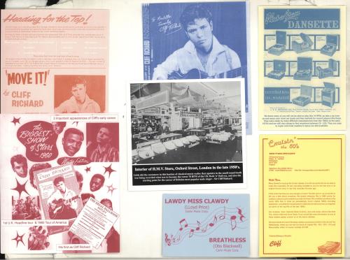 Cliff Richard Breathless 10" vinyl single (10 inch record) UK RIC10BR703138