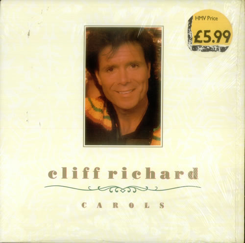 Cliff Richard Carols vinyl LP album (LP record) UK RICLPCA22346