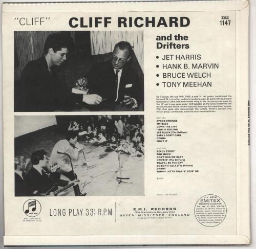Cliff Richard Cliff - 2nd vinyl LP album (LP record) UK RICLPCL740077