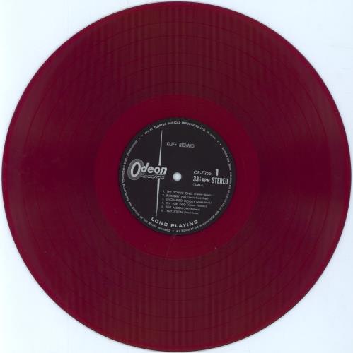 Cliff Richard Cliff Richard - Red Vinyl vinyl LP album (LP record) Japanese RICLPCL796590