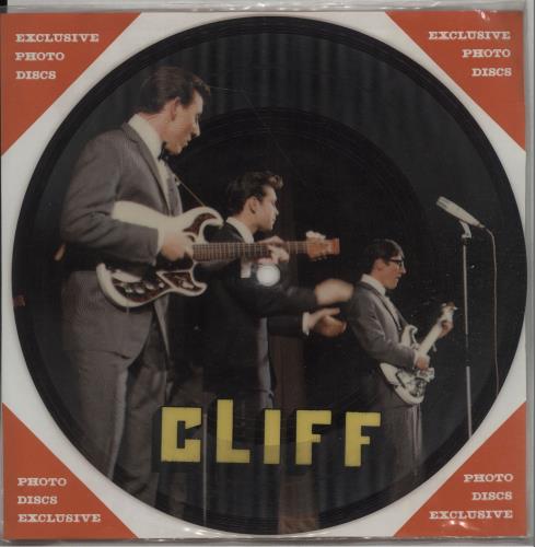 Cliff Richard Cliff 7" vinyl picture disc (7 inch picture disc single) Danish RIC7PCL671447
