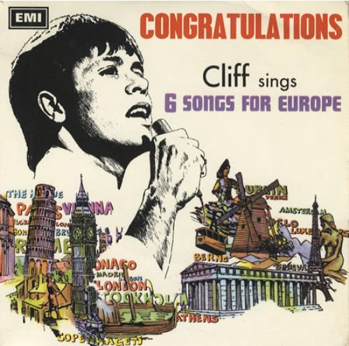 Cliff Richard Congratulations EP - Factory Sample 7" vinyl single (7 inch record / 45) UK RIC07CO452164