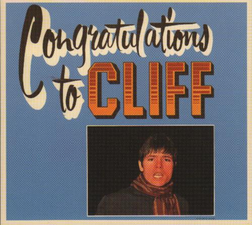 Cliff Richard Congratulations To Cliff 2 CD album set (Double CD) French RIC2CCO399325