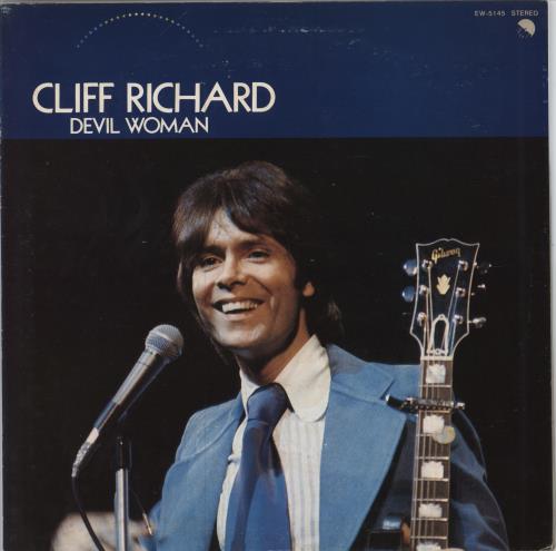 Cliff Richard Devil Woman vinyl LP album (LP record) Japanese RICLPDE784600