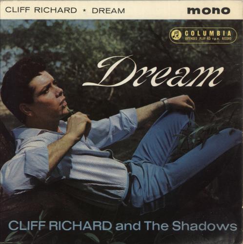 Cliff Richard Dream EP - 1st 7" vinyl single (7 inch record / 45) UK RIC07DR239699