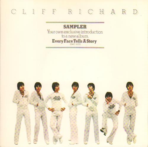 Cliff Richard Every Face Tells A Story Sampler 7" vinyl single (7 inch record / 45) UK RIC07EV99173