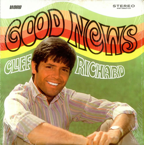Cliff Richard Good News vinyl LP album (LP record) US RICLPGO529110