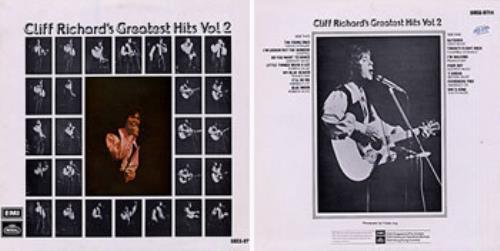 Cliff Richard Greatest Hits Volume 2 vinyl LP album (LP record) Singapore RICLPGR240604