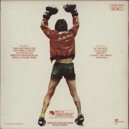 Cliff Richard I'm No Hero vinyl LP album (LP record) Greek RICLPIM762699