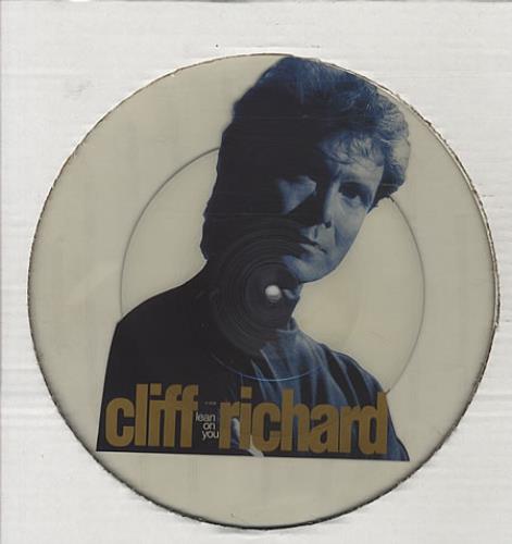 Cliff Richard Lean On You - Uncut Picture Disc uncut picture disc (vinyl) UK RICUNLE12424