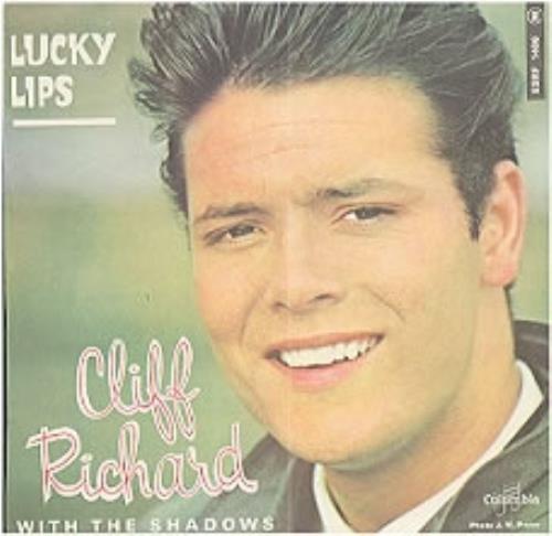 Cliff Richard Lucky Lips Ep - Jade Green Labels 7" vinyl single (7 inch record / 45) French RIC07LU82281