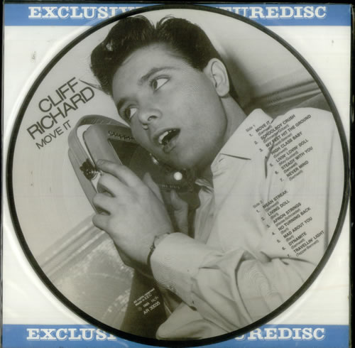 Cliff Richard Move It picture disc LP (vinyl picture disc album) Danish RICPDMO235924