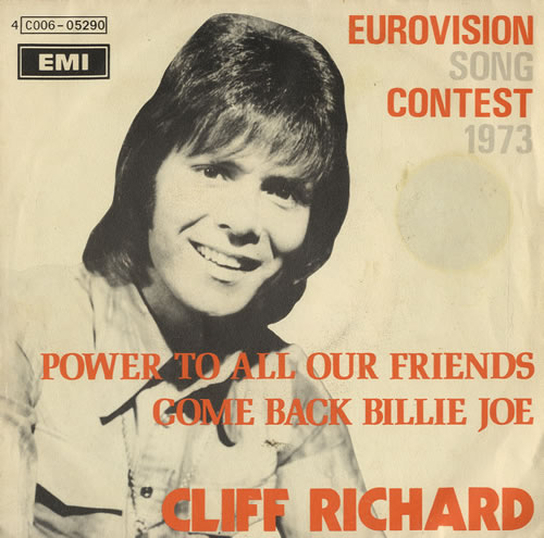 Cliff Richard Power To All Our Friends 7" vinyl single (7 inch record / 45) Belgian RIC07PO249185