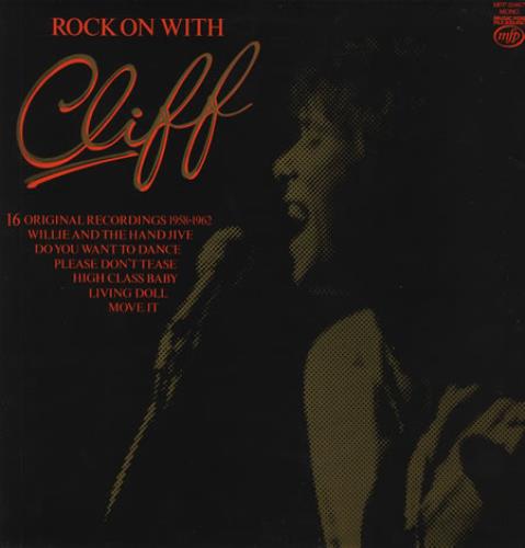 Cliff Richard Rock On With Cliff vinyl LP album (LP record) UK RICLPRO233180